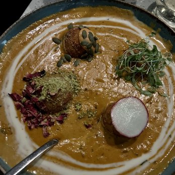 Spice Bazaar - Modern Indian Dining - Malai Kofta Dumpling in Saffron Sauce - Indian Near Me - Westfield, New Jersey