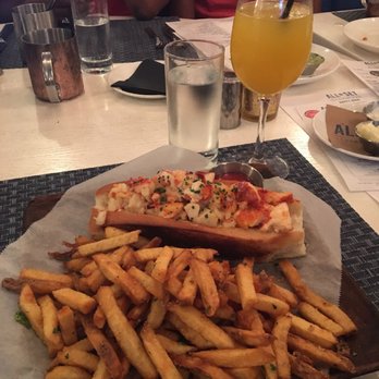 All Set Restaurant & Bar - Lobster Roll Sandwich and gooood House Cut Fries - New American Near Me - Silver Spring, Maryland