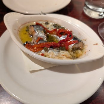 Prima Bistro - Matiz sardines (extra virgin olive oil, piquillo pepper, garlic, capers) - American Near Me - Langley, Washington Prima Bistro - Matiz sardines (extra virgin olive oil, piquillo pepper, garlic, capers) - American Near Me - Langley, Washington