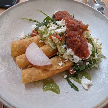 Bombera - Taquito dorado with papa & carrot - Mexican Near Me - Oakland, California