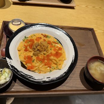 Tendon Kohaku - Creamy Hokkaido Uni Udon - Japanese Near Me - Bellevue, Washington
