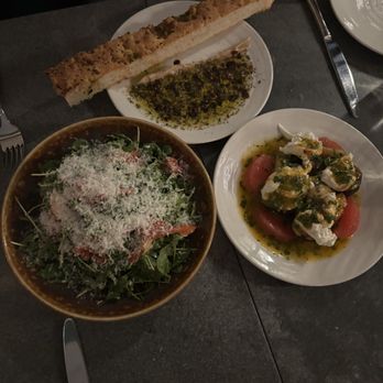 Lulla - Salad: arugula, fig/burrata Foccacia - Italian Near Me - New York, New York