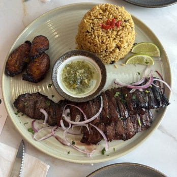 Bistro Taino - Churrasco con Arroz con Guandules - Puerto Rican Near Me - Bogota, New Jersey Bistro Taino - Churrasco con Arroz con Guandules - Puerto Rican Near Me - Bogota, New Jersey