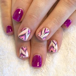 Crazi_Tracy's Nail Place - American Indian Pattern by Tracy