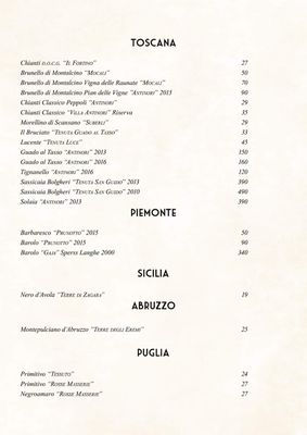 Menu photo 1 Buca San Petronio Bologna, BO