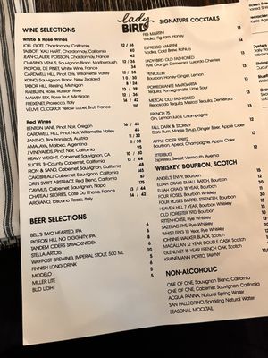 Menu photo 6 Lady Bird Saugatuck, MI Menu photo 6 Lady Bird Saugatuck, MI