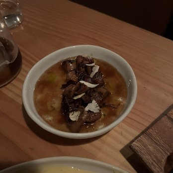 Seabird - Mushroom custard - Seafood Near Me - Bainbridge Island, Washington