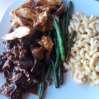 The Upper Room Kitchen - Korean bbq steak hoisen chicken green bean and Mac n cheese - Salad Near Me - Tracy, California The Upper Room Kitchen - Korean bbq steak hoisen chicken green bean and Mac n cheese - Salad Near Me - Tracy, California