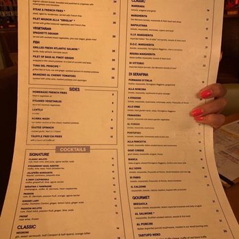 Serafina - Menu - Italian Near Me - San Juan, Puerto Rico
