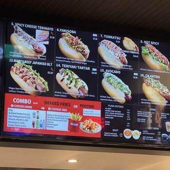 Japadog - Menu - Japanese Near Me - Toronto, Ontario