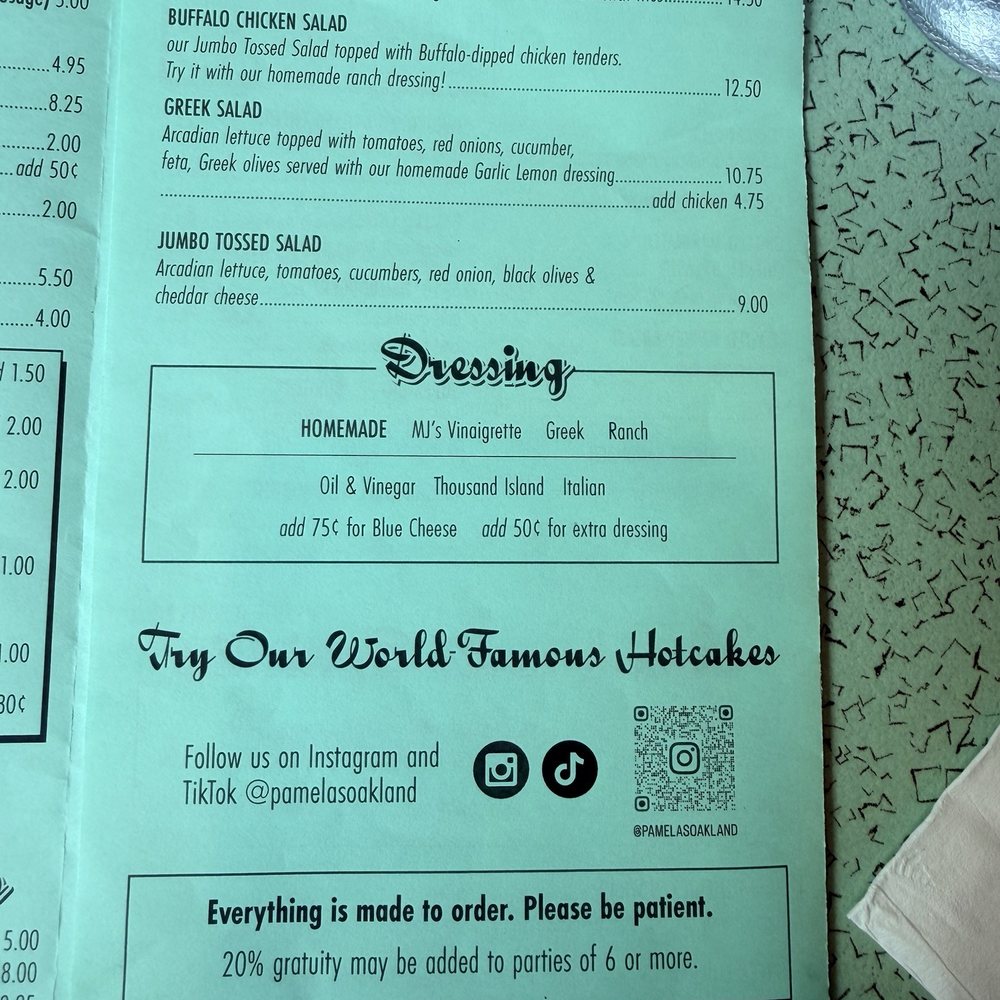 P&G's Pamela's Diner - Menu - Breakfast & Brunch Near Me - Pittsburgh, Pennsylvania P&G's Pamela's Diner - Menu - Breakfast & Brunch Near Me - Pittsburgh, Pennsylvania