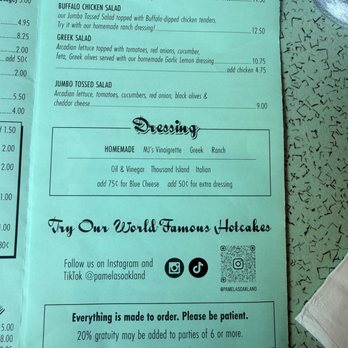 P&G's Pamela's Diner - Menu - Breakfast & Brunch Near Me - Pittsburgh, Pennsylvania P&G's Pamela's Diner - Menu - Breakfast & Brunch Near Me - Pittsburgh, Pennsylvania