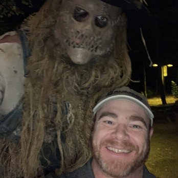 Timber Ridge Adventure Park - This guy was awesome - Haunted Houses Near Me - Natchitoches, Louisiana