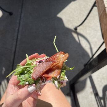 Tastebud - Bacon bagel sandwich - Pizza Near Me - Portland, Oregon Tastebud - Bacon bagel sandwich - Pizza Near Me - Portland, Oregon