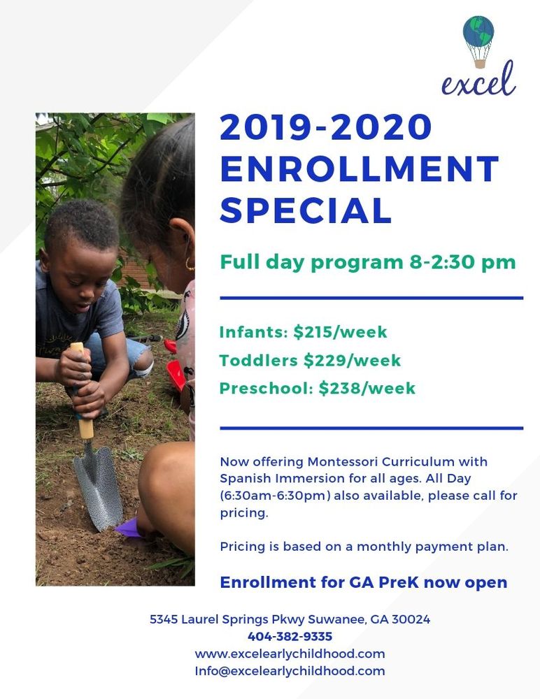 Excel Early Childhood Learning Center - childcare center in Suwanee, GA