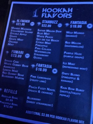 Menu photo 2 Blue Moon Hookah Lounge Los Angeles, CA Menu photo 2 Blue Moon Hookah Lounge Los Angeles, CA