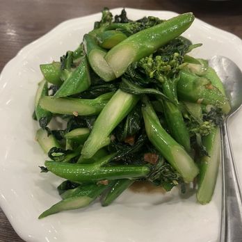 Tam’s Noodle House - Chinese Broccoli with) Dried Fish - Hong Kong Style Cafe Near Me - Rowland Heights, California Tam’s Noodle House - Chinese Broccoli with) Dried Fish - Hong Kong Style Cafe Near Me - Rowland Heights, California