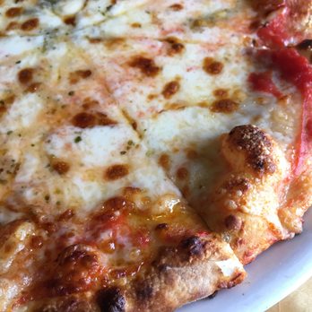 Three Fires - Quattro Formaggi pizza... wonderful combo of cheeses plus a little char on the crust, delicious! - Italian Near Me - Fort Wayne, Indiana