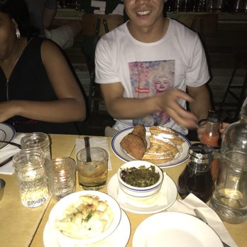Sweet Chick - Notice the smiles and the jealousy (fiending for those chicken and waffles!) yum! - Breakfast & Brunch Near Me - Brooklyn, New York Sweet Chick - Notice the smiles and the jealousy (fiending for those chicken and waffles!) yum! - Breakfast & Brunch Near Me - Brooklyn, New York