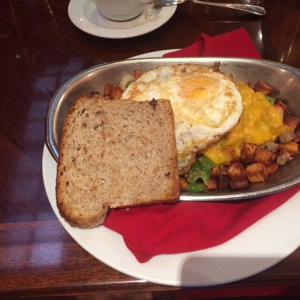 Pattee Café - Skillet with O'Brian potatoes - American Near Me - Perry, Iowa Pattee Café - Skillet with O'Brian potatoes - American Near Me - Perry, Iowa
