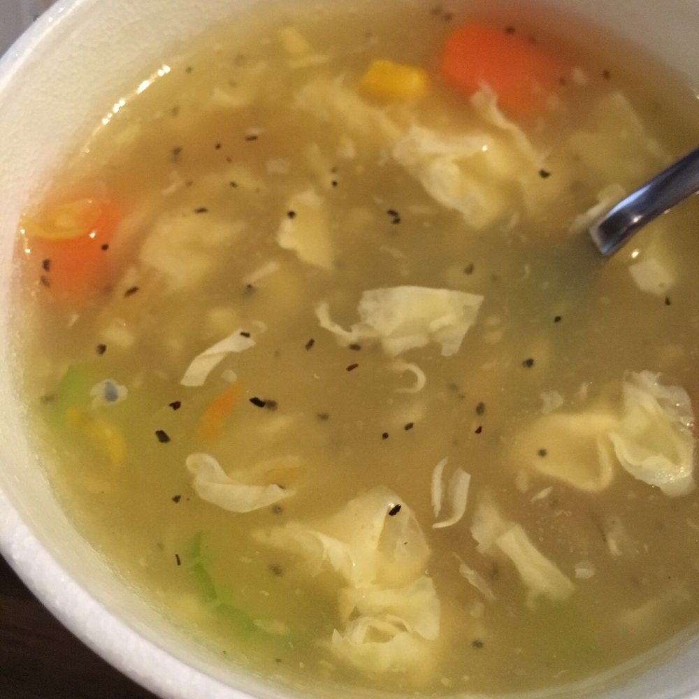 China Chef - Egg drop soup. So. Good. - Chinese Near Me - Des Moines, Iowa