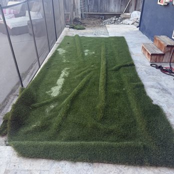 Reborn Lawns - They left this section incomplete. - Artificial Turf Near Me