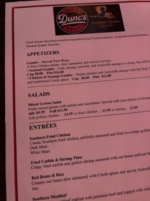 Menu photo 1 Dunc’s Bar & Grill Fort Walton Beach, FL Menu photo 1 Dunc’s Bar & Grill Fort Walton Beach, FL