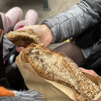 She Wolf Bakery - I ripped this with my hands so it got a little squished - Bakeries Near Me - Brooklyn, New York