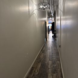 Hallway to restroom