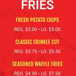 $3.75 to $7.50 for just fries before taxes and other charges? Do they offer financing?!