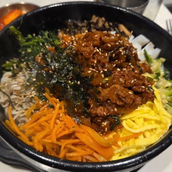 Mama's Kitchen - Spicy Pork Dolsot Bibimbap - Korean Near Me - Bellevue, Washington Mama's Kitchen - Spicy Pork Dolsot Bibimbap - Korean Near Me - Bellevue, Washington
