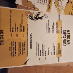 Azucar Tapas Bar - Menu