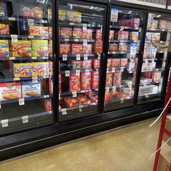 Smart & Final - a display of frozen food in a grocery store - Grocery Near Me - Fresno, California
