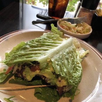 Mile High Cafe - Bacon Cheese burger protein style - Asian Fusion Near Me - Idyllwild, California Mile High Cafe - Bacon Cheese burger protein style - Asian Fusion Near Me - Idyllwild, California
