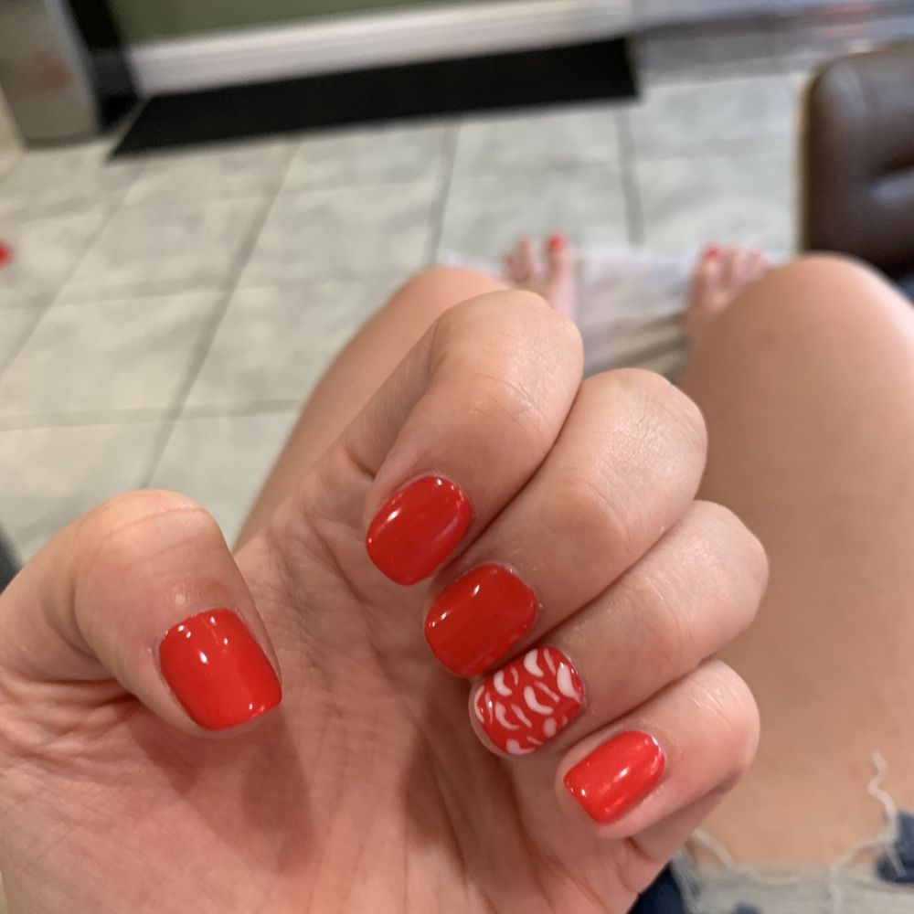 Angel Nails Spa - Gel nails with cheetah print nail art - Nail Salons Near Me - Seattle, Washington Angel Nails Spa - Gel nails with cheetah print nail art - Nail Salons Near Me - Seattle, Washington