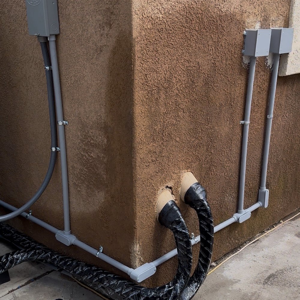 RASP HVAC - My husband (electrician perfectionist ) loved how the conduit and everything turned out - Heating & Air Conditioning/HVAC Near Me - Menifee, California