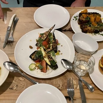 Launderette - Zucchini and tomato, burger, pork ribs and tortellini. - New American Near Me - Austin, Texas