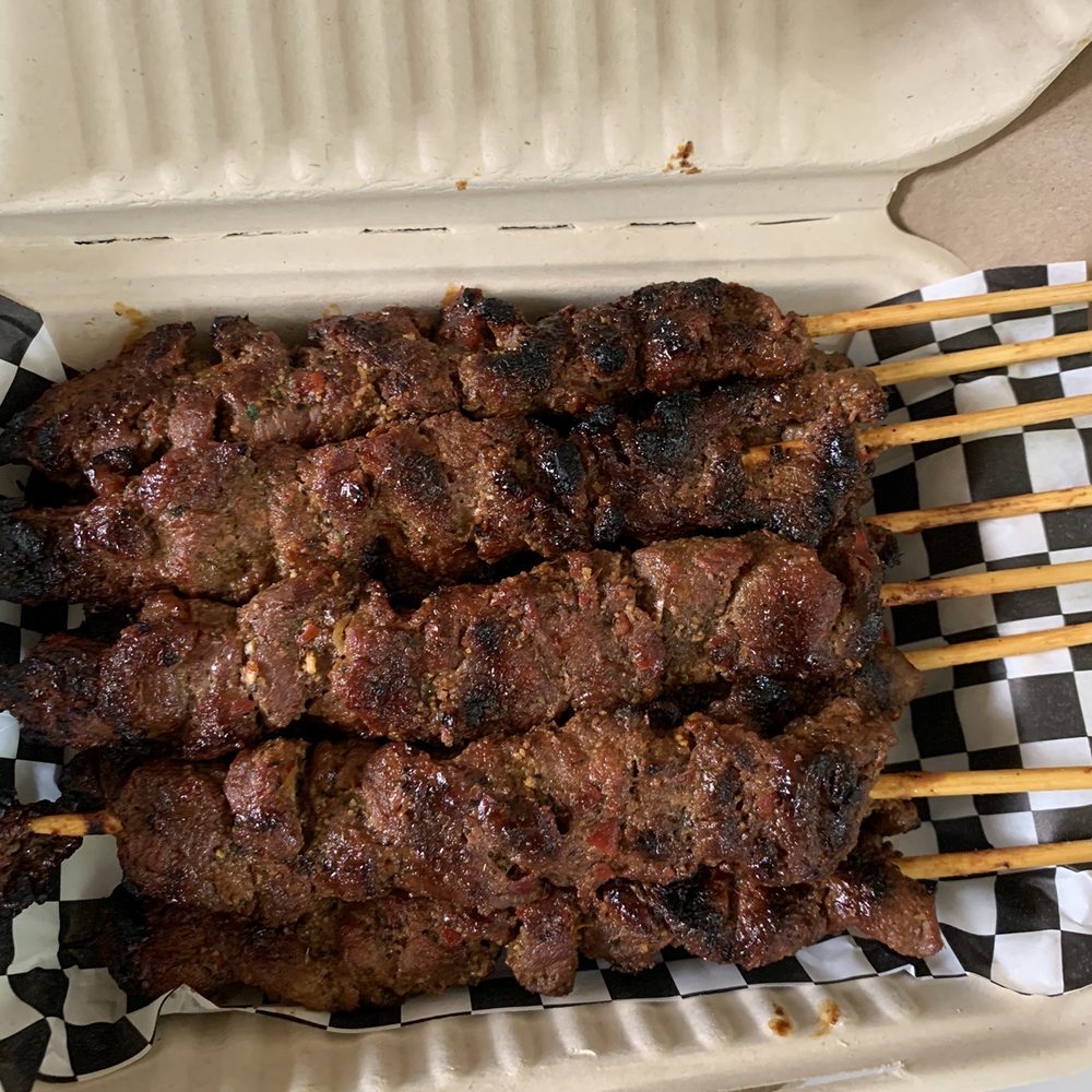 Beef skewers very tender and delicious Beef skewers very tender and delicious