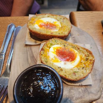 The Harwood Arms - Vegan Scotch egg - Gastropubs Near Me - London, XGL The Harwood Arms - Vegan Scotch egg - Gastropubs Near Me - London, XGL
