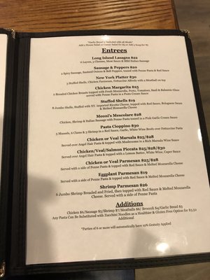 Menu photo 5 Meoni's Italian Kitchen Bullhead City, AZ