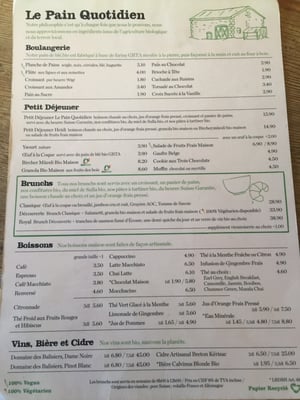 Menu photo 1 Le Pain Quotidien Geneva, GE Menu photo 1 Le Pain Quotidien Geneva, GE