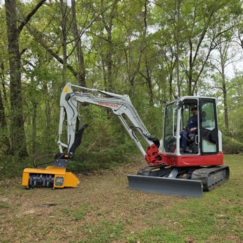 Vickco - Mini excavator with mulcher - Landscaping Near Me - Chunchula, Alabama Vickco - Mini excavator with mulcher - Landscaping Near Me - Chunchula, Alabama