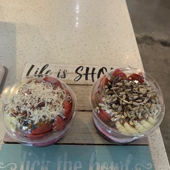 Berry Brand - A small berry bowl and a medium cali bowl - Acai Bowls Near Me - Cerritos, California