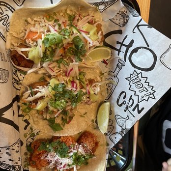 K. Pacho - Baja Fish Taco, Chipotle Lime Shrimp Taco - Mexican Near Me - New Hyde Park, New York K. Pacho - Baja Fish Taco, Chipotle Lime Shrimp Taco - Mexican Near Me - New Hyde Park, New York