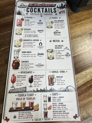 Menu photo 1 El Taco Society MX Houston, TX