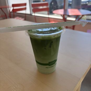 Sesame Dinette - Iced Viet Pandan Latte - Vietnamese Near Me - Long Beach, California Sesame Dinette - Iced Viet Pandan Latte - Vietnamese Near Me - Long Beach, California