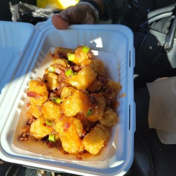 Dusty Biscuit Beignets - Tater Tots Cajun style! - Coffee & Tea Near Me - Fort Worth, Texas