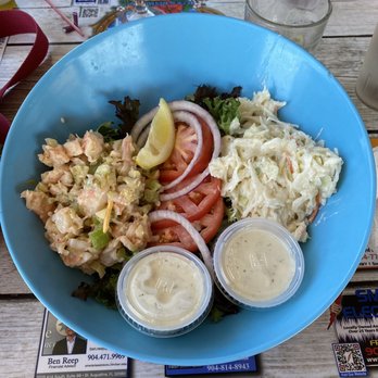World Famous Oasis Restaurant - Fresh Shrimp Salad - Seafood Near Me - Saint Augustine Beach, Florida World Famous Oasis Restaurant - Fresh Shrimp Salad - Seafood Near Me - Saint Augustine Beach, Florida