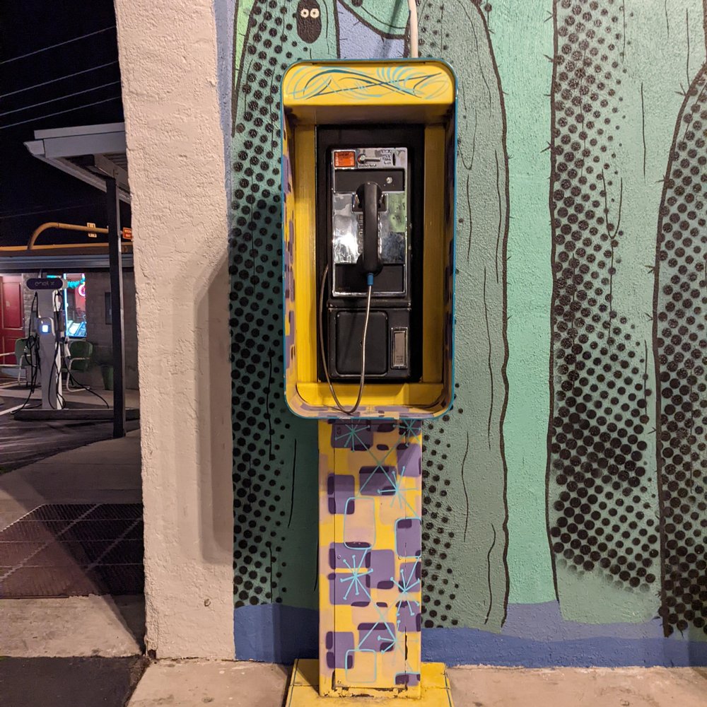 Hotel McCoy - Typical Pay Phone - Hotels Near Me - Tucson, Arizona