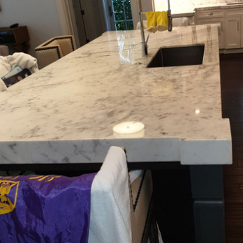 BK Marble Restoration - the kitchen countertop and sink - Tiling Near Me BK Marble Restoration - the kitchen countertop and sink - Tiling Near Me